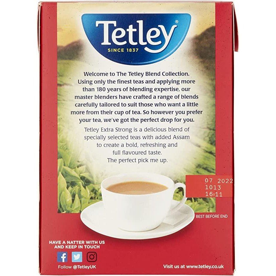Tetley Extra Strong Tea Bags 75 Pack 237g
