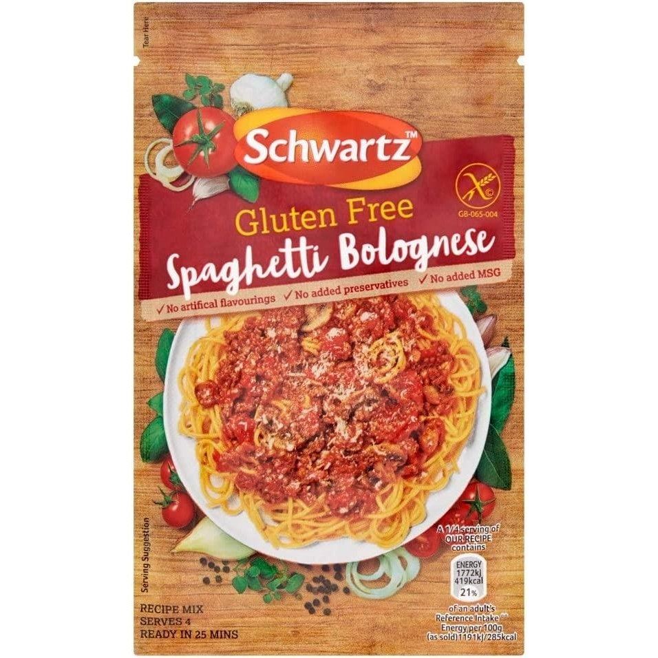 Schwartz Gluten Free Spaghetti Bolognese Sachet 40g