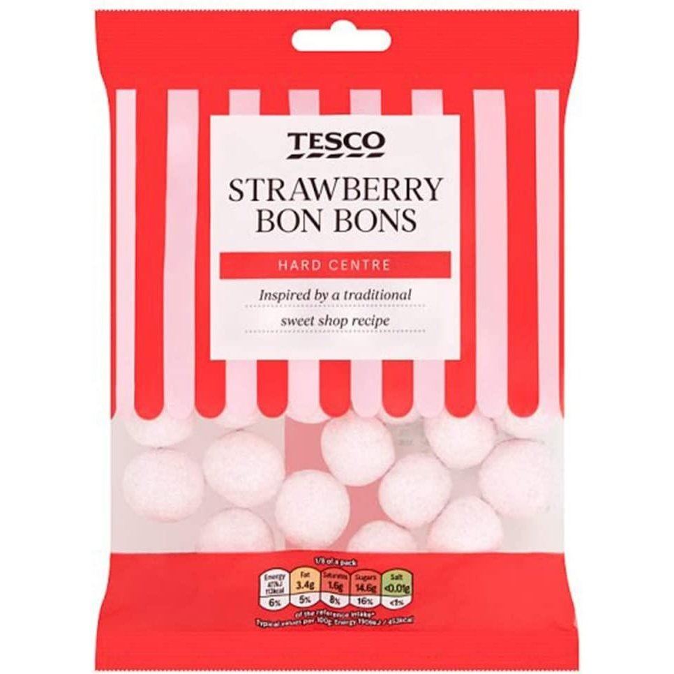 Tesco Strawberry Bon Bons 200g