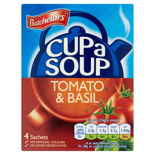 Batchelors Tomato & Basil Soup 4 Pack