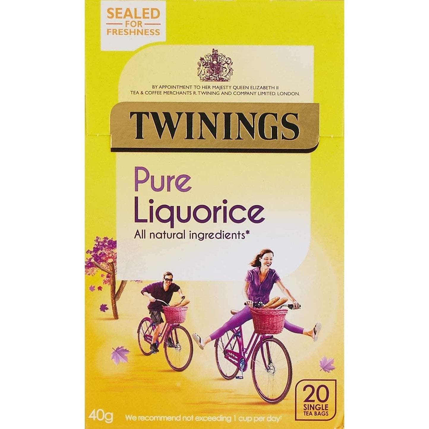 Twinings Pure Liquorice Tea Bags 20 Pack 40g