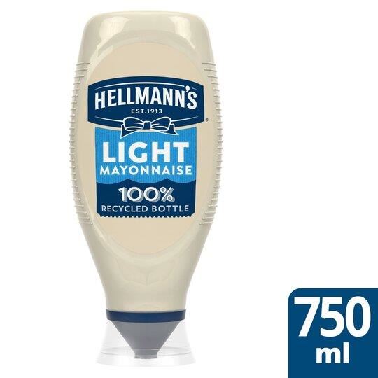 Hellmann's Light Mayonnaise Squeezy 750ml