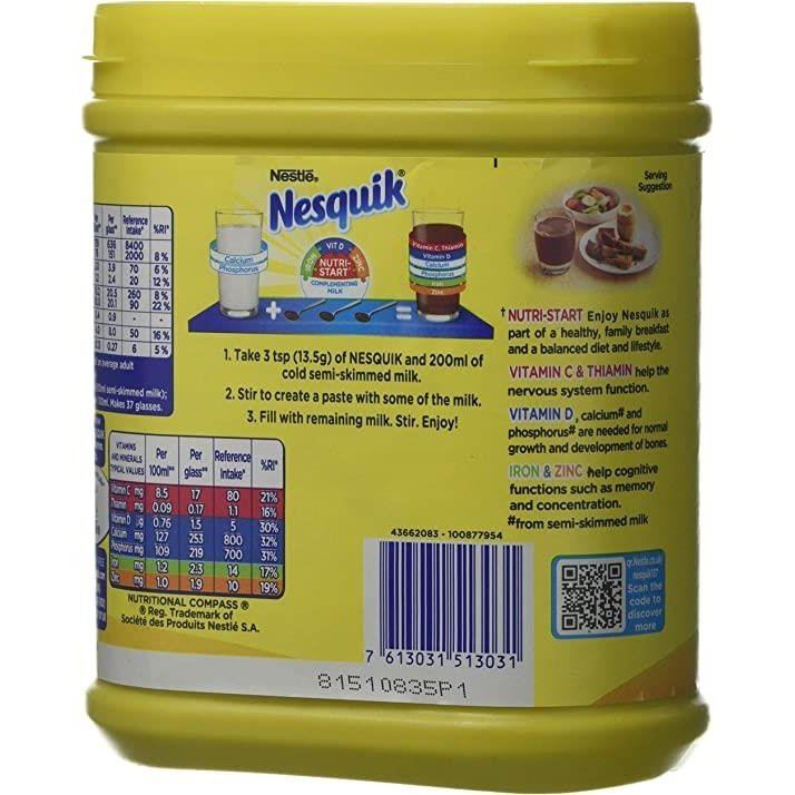 Nesquik Chocolate Powder 500g