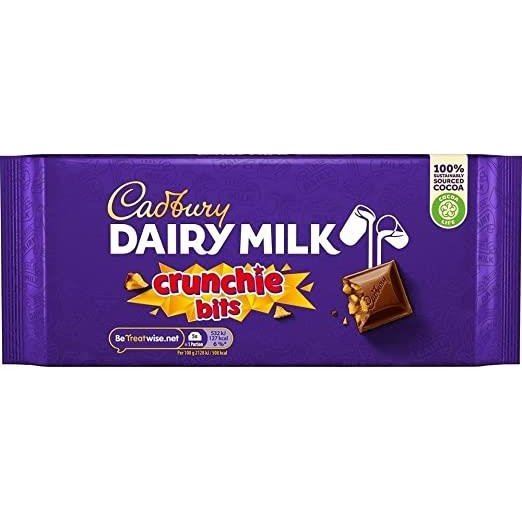 Cadbury Crunchie Bits Chocolate Bar 200g
