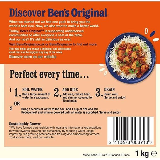 Ben's Original Long Grain Rice 1kg