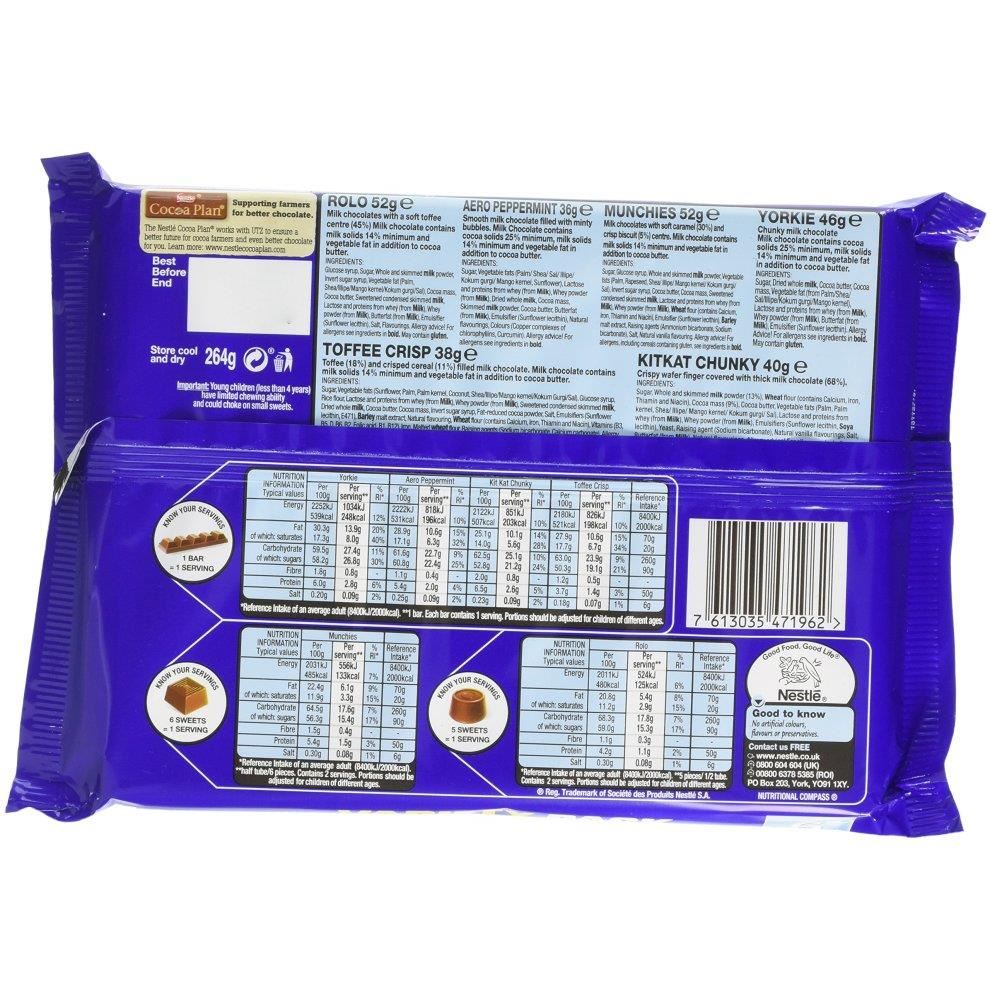 Nestle Variety 6 Pack Chocolates