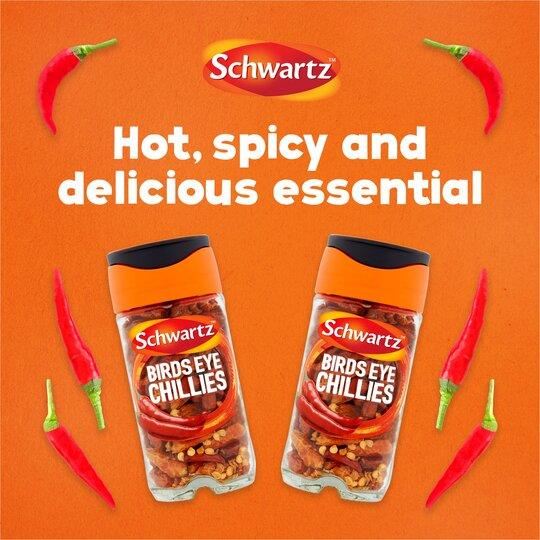 Schwartz Birds Eye Chillies Jar 11g