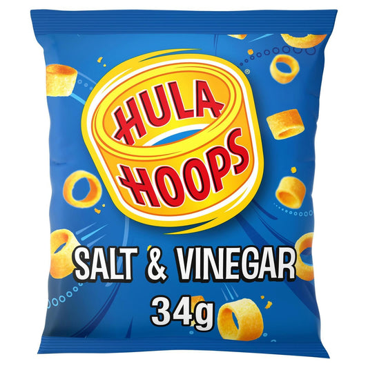 KP Hula Hoops Salt & Vinegar Crisps 34g