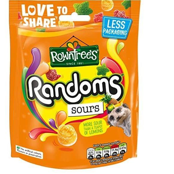 Rowntree's Randoms Sours Pouch 140g