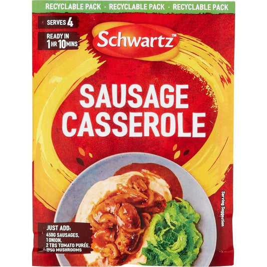 Schwartz Sausage Casserole Recipe Mix Sachet 35g