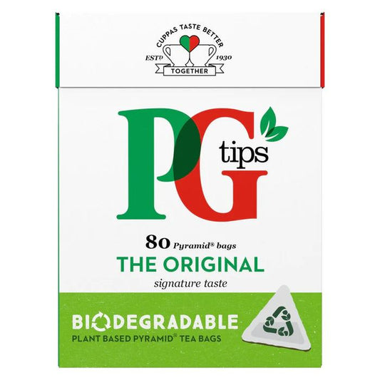 PG tips Pyramid Teabags 80 Pack