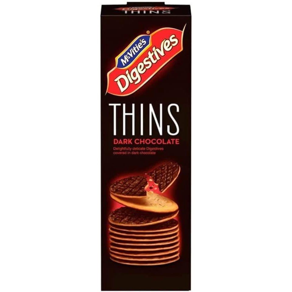 McVitie's Digestives Thins Dark Chocolate 180g