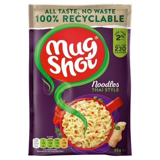 Mug Shot Thai Style Noodles Sachet 55g