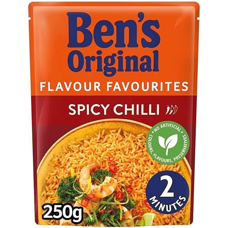 Ben's Original Spicy Chilli Microwave Rice 250g