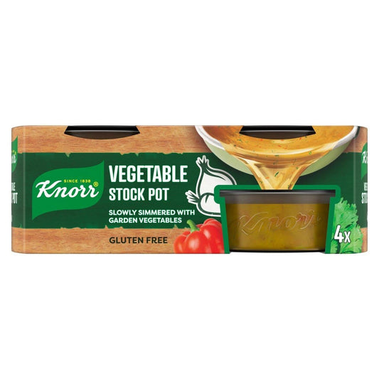 Knorr Vegetable Stock Pot 4 Pack 112g